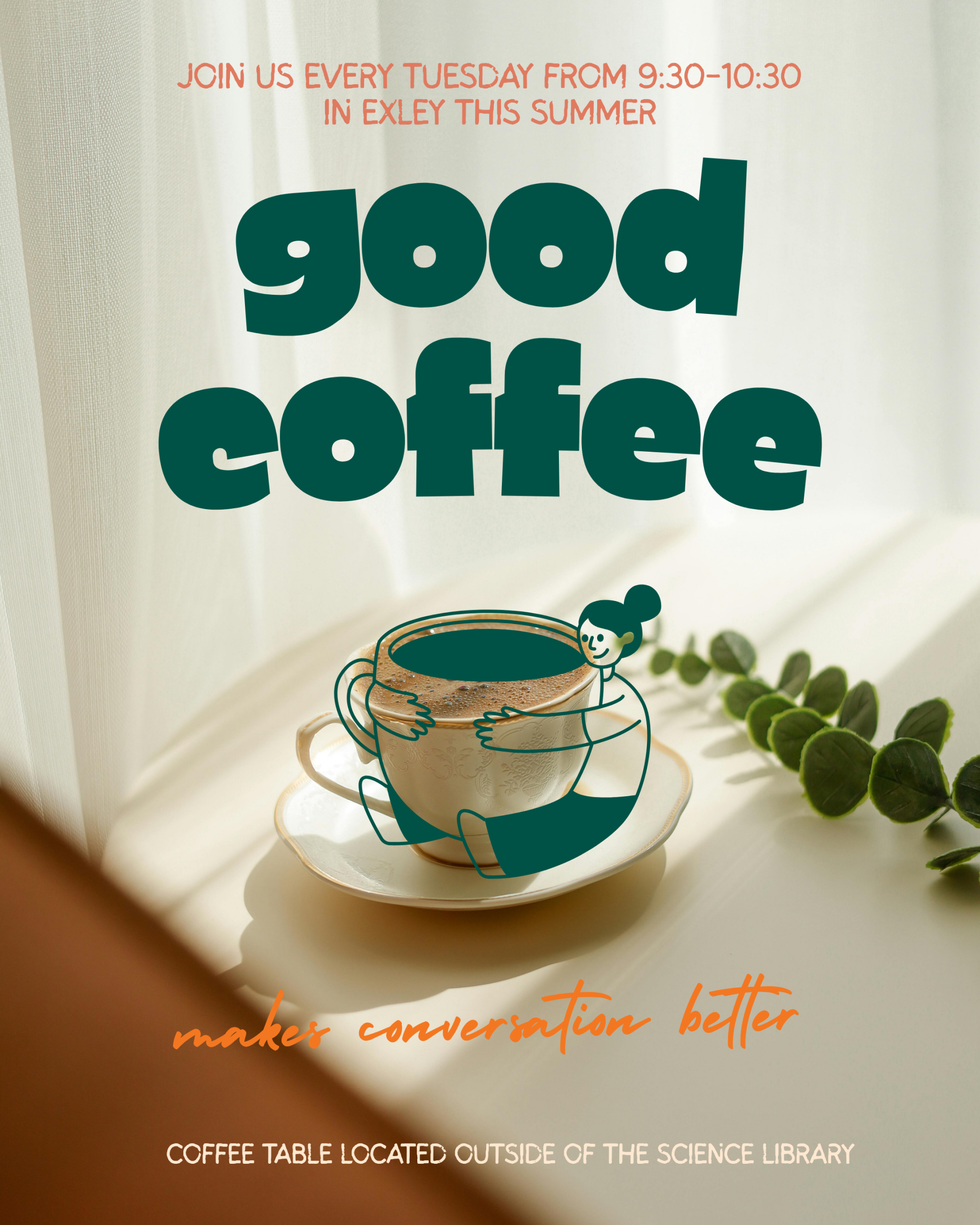 Coffee & Conversations drop-in hour