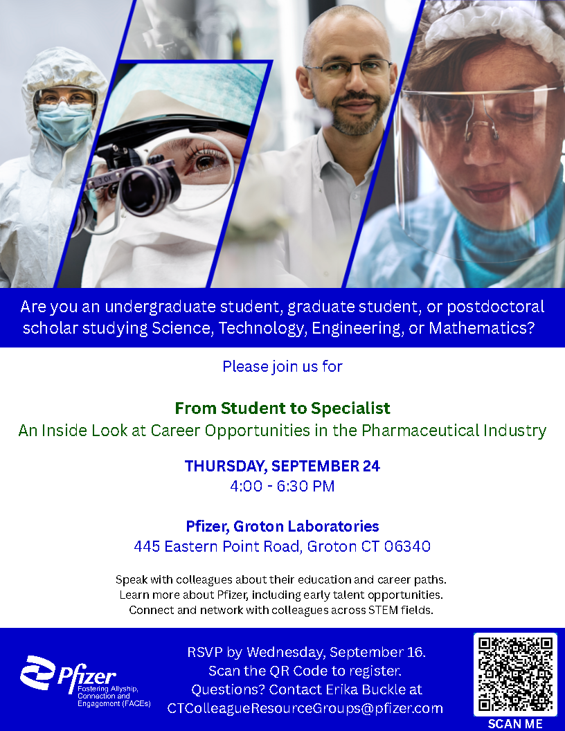 Pfizer Connecticut Pharma/Biotech Lab Open House