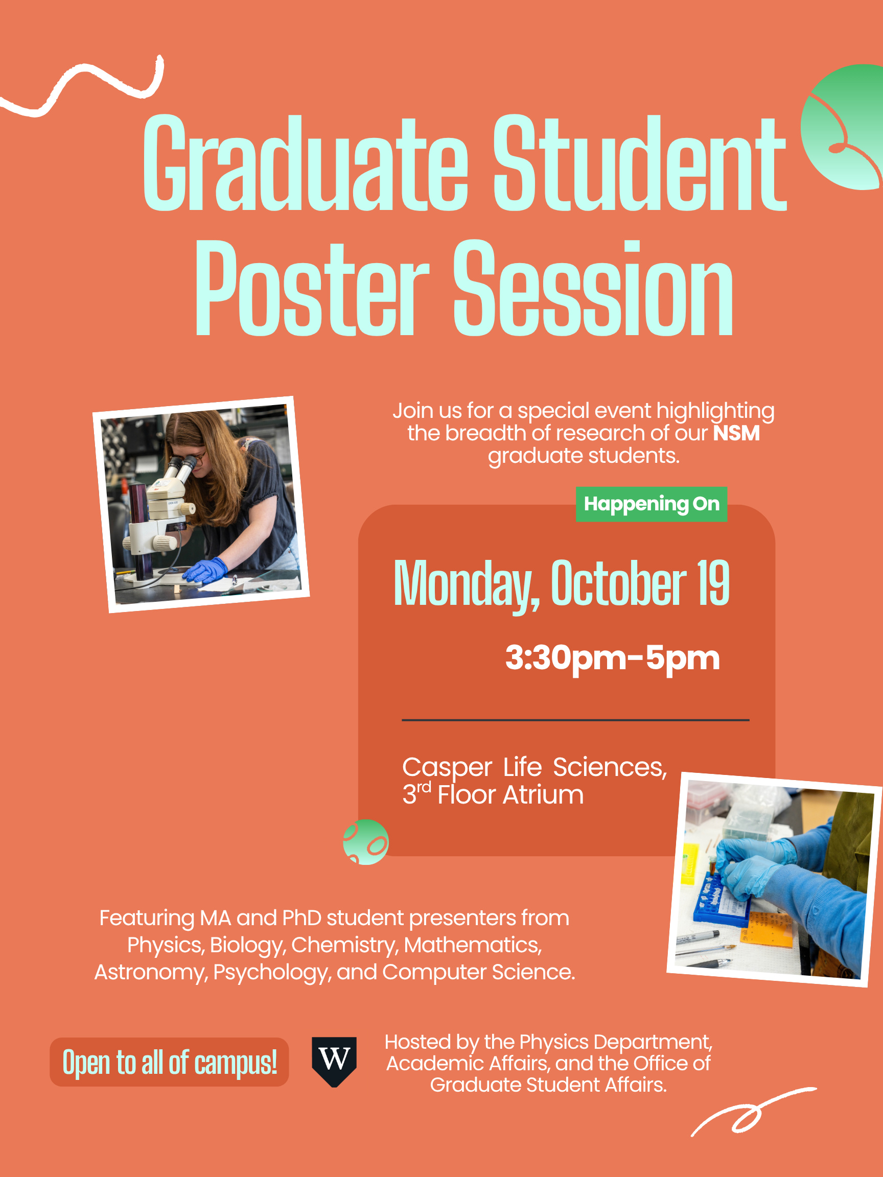 NSM Graduate Student Poster Session